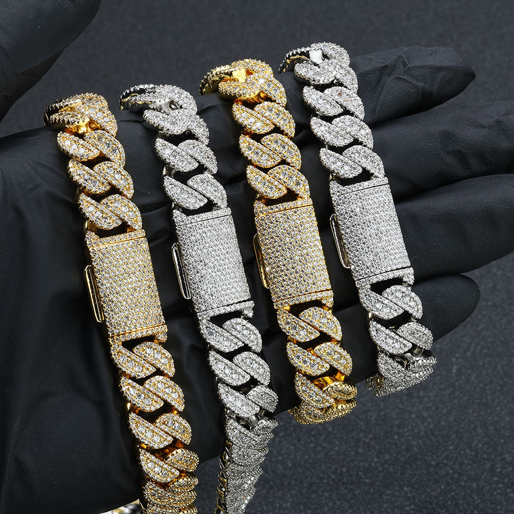 14MM Custom Iced Out Miami Cuban Link Necklace