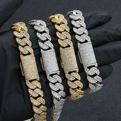 14MM Custom Iced Out Miami Cuban Link Necklace