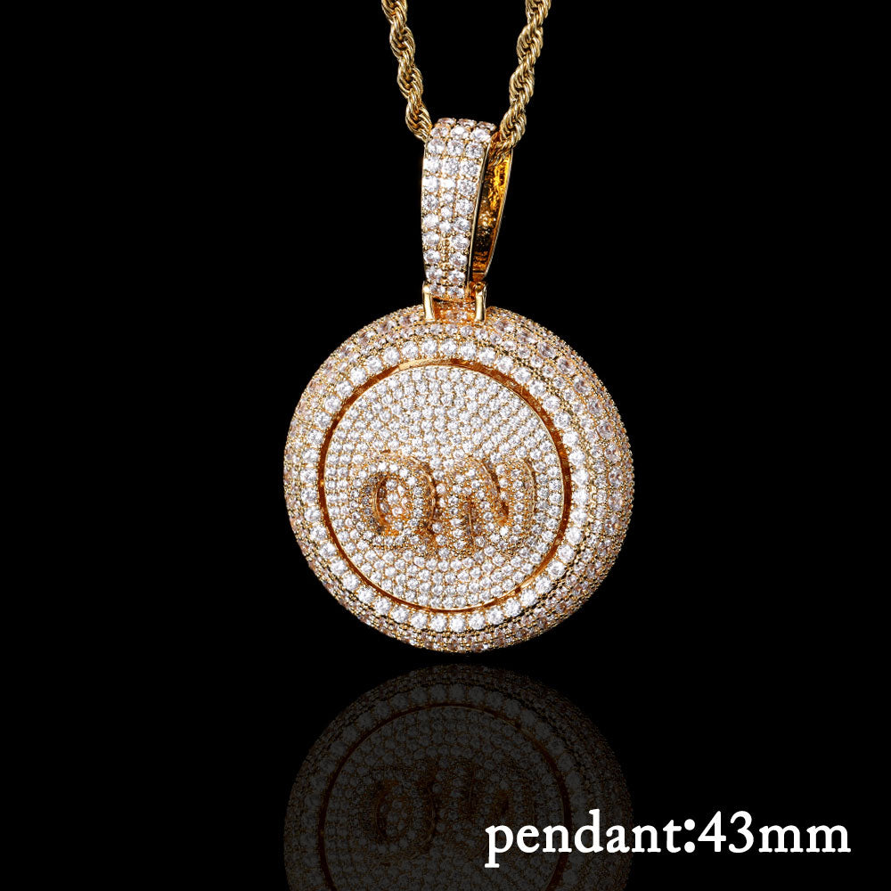 Custom Name Iced Out Pendant Necklace