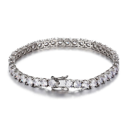 Gold CZ Tennis Bracelet