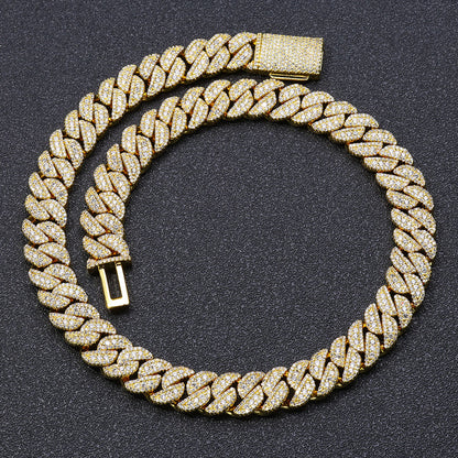 14MM Custom Iced Out Miami Cuban Link Necklace