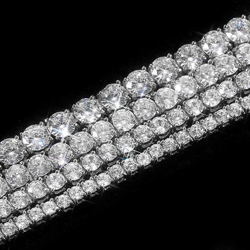 Gold CZ Tennis Bracelet