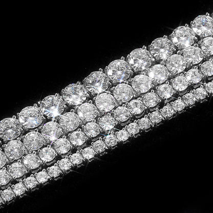 Gold CZ Tennis Bracelet